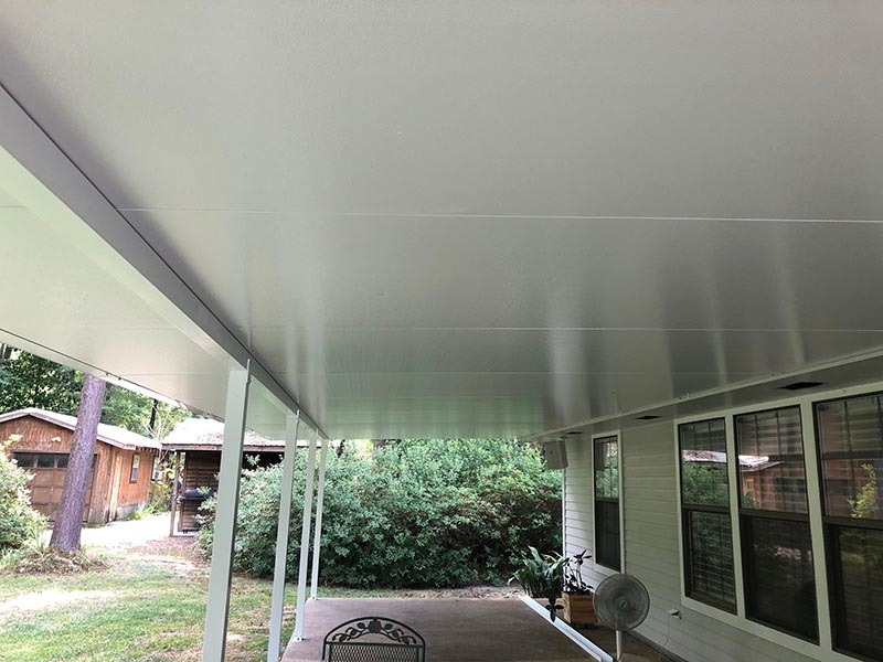 Under an Installed Patio Cover